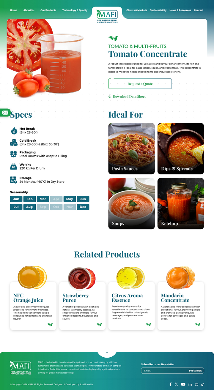 MAFI for Agricultural Produce Industries